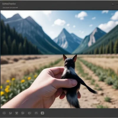 Canva làm mờ ảnh