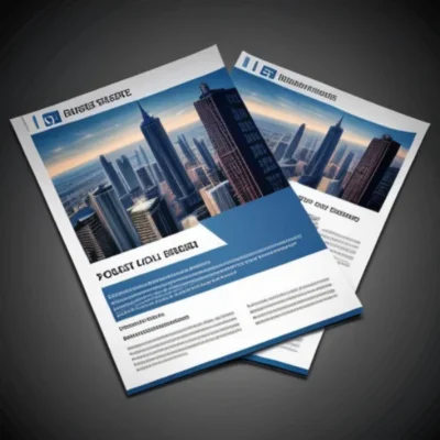 In flyer quảng cáo