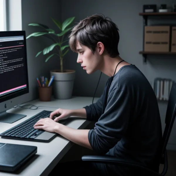 Lập trình viên đang viết code