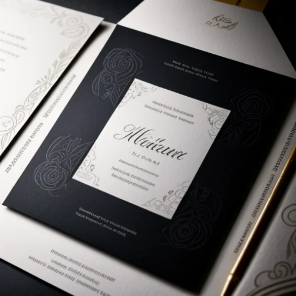 Thiết kế thiệp cưới hiện đại