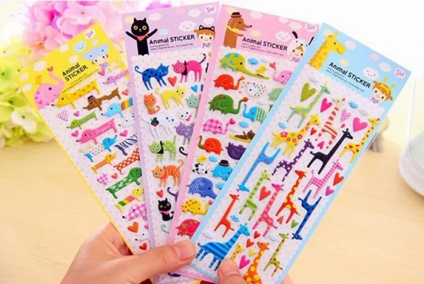 Sticker dập nổi, sticker in nổi