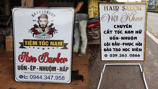 Bảng Hiệu Hộp Đèn Đứng: Định Nghĩa Và Kích Thước Phổ Biến Mau Bang Hieu Hop Den Dung 3