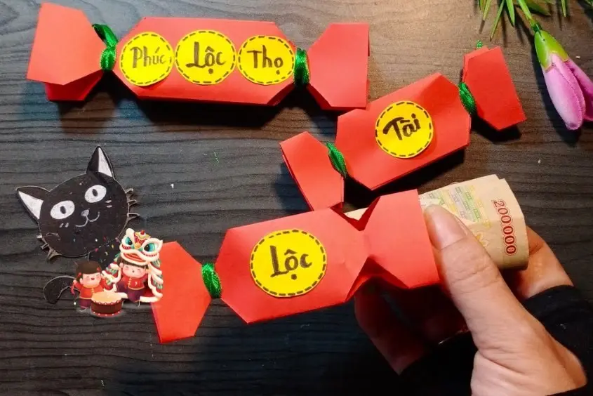 Mau bao li xi handmade Doc dao sang tao the hien ca tinh rieng 2