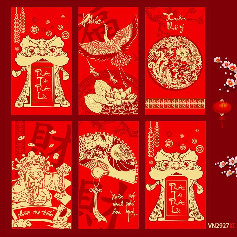 Rước Lộc Đầu Năm Với 40+ Mẫu Bao Lì Xì Tết 2025 Cực Đẹp! Mau bao li xi hien dai Hinh anh ran than tai hoat hinh chibi cau chuc tieng Anh slogan vui nhon 8