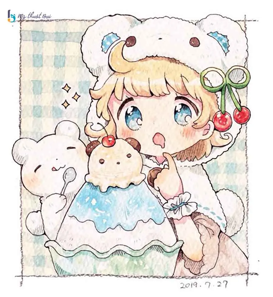 Tổng hợp +300 tranh vẽ anime đẹp anh ve anime 5 4c66daa5