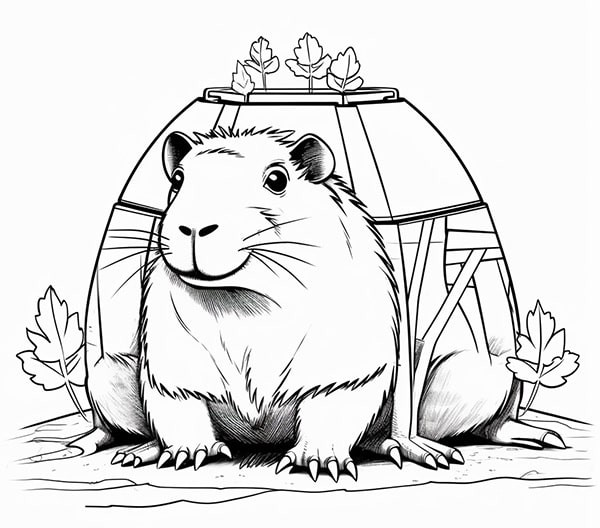 100+ Tranh Tô Màu Capybara Cute: Từ Dễ Đến Khó, Phù Hợp Mọi Lứa Tuổi!