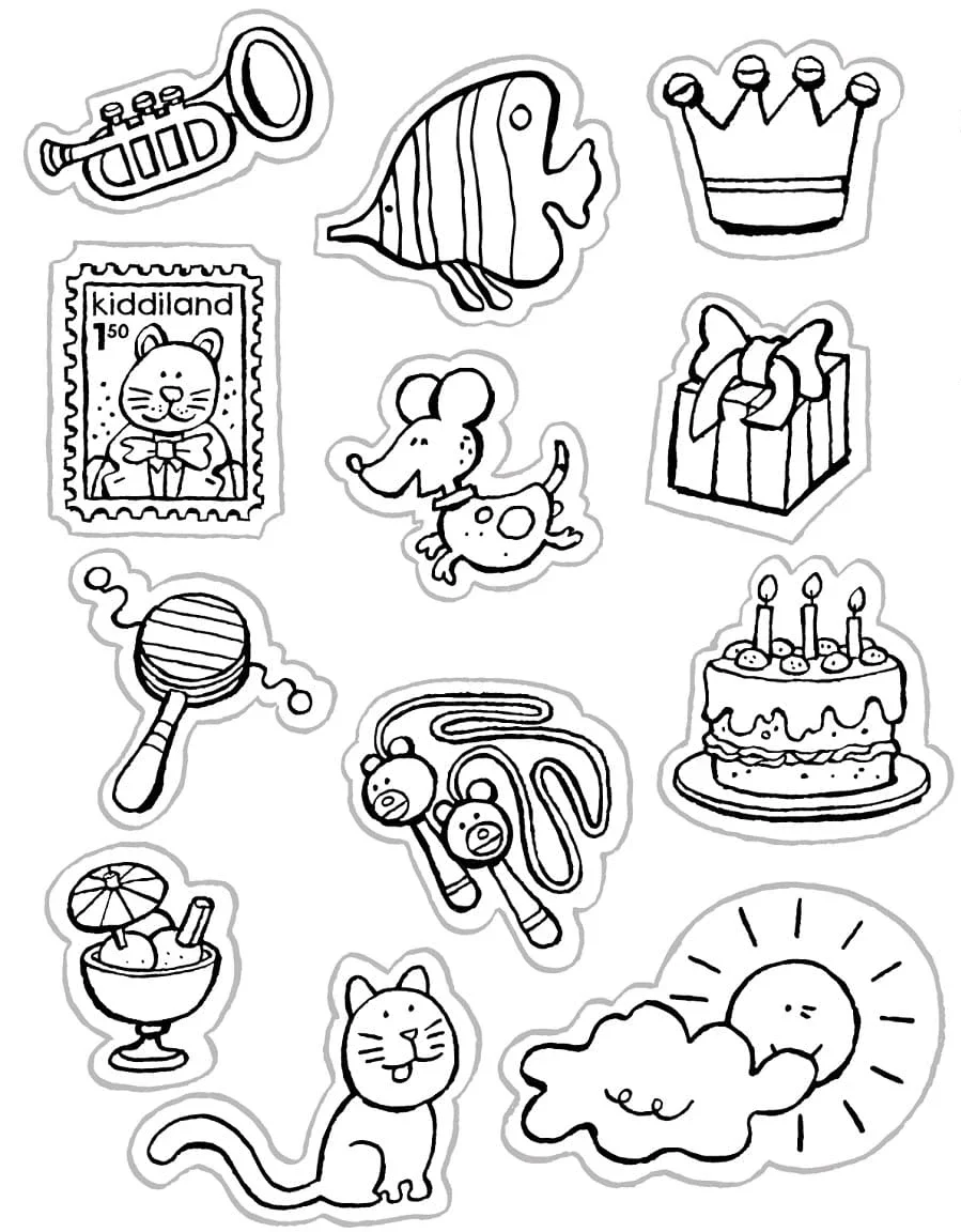 100 tranh to mau sticker cute cho be yeu26