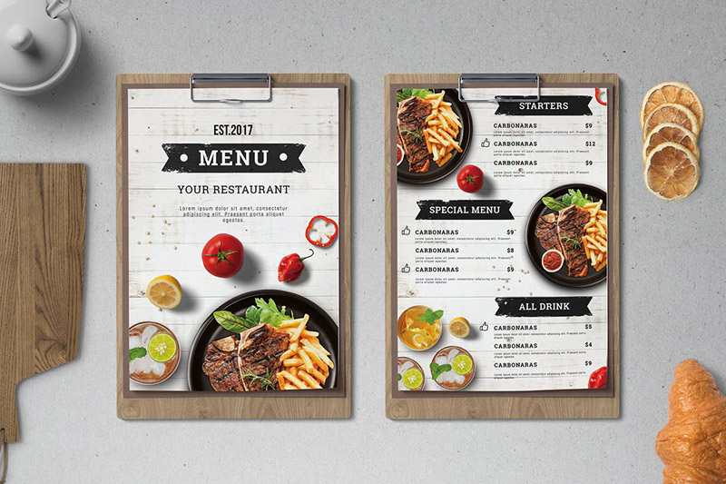 Báo Giá In Menu