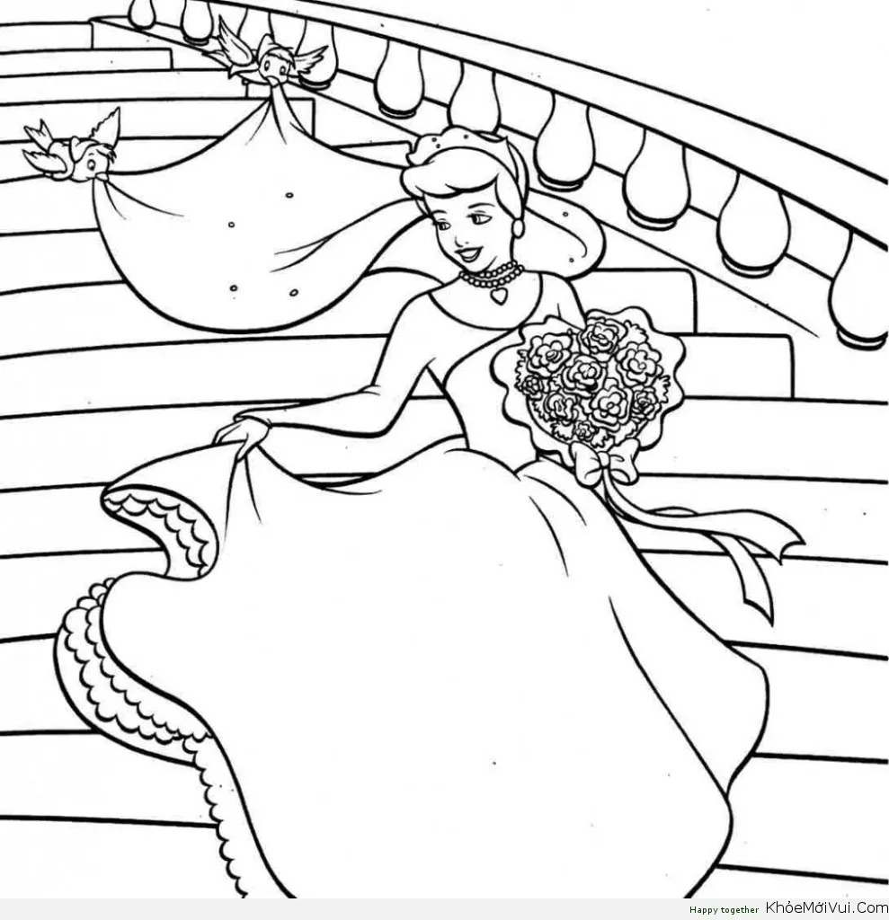 Nhung buc tranh to mau cong chua dep01