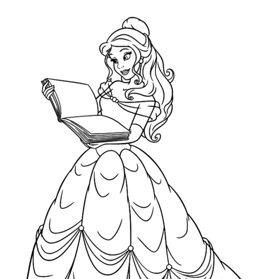 Nhung buc tranh to mau cong chua dep14