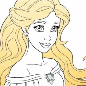 Nhung buc tranh to mau cong chua dep37