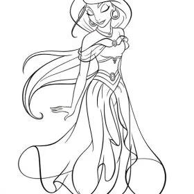 Nhung buc tranh to mau cong chua dep41