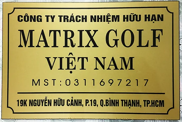 Bảng hiệu công ty Bảng hiệu công ty mica