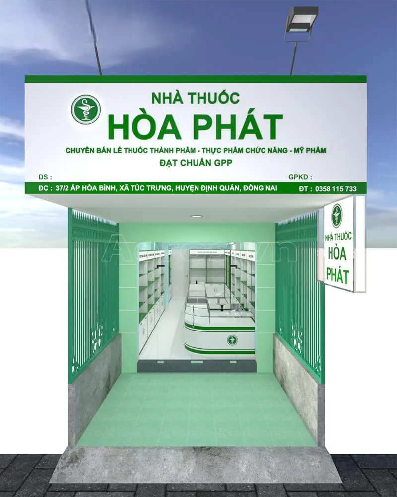 Bảng hiệu nhà thuốc Bảng hiệu nhà thuốc