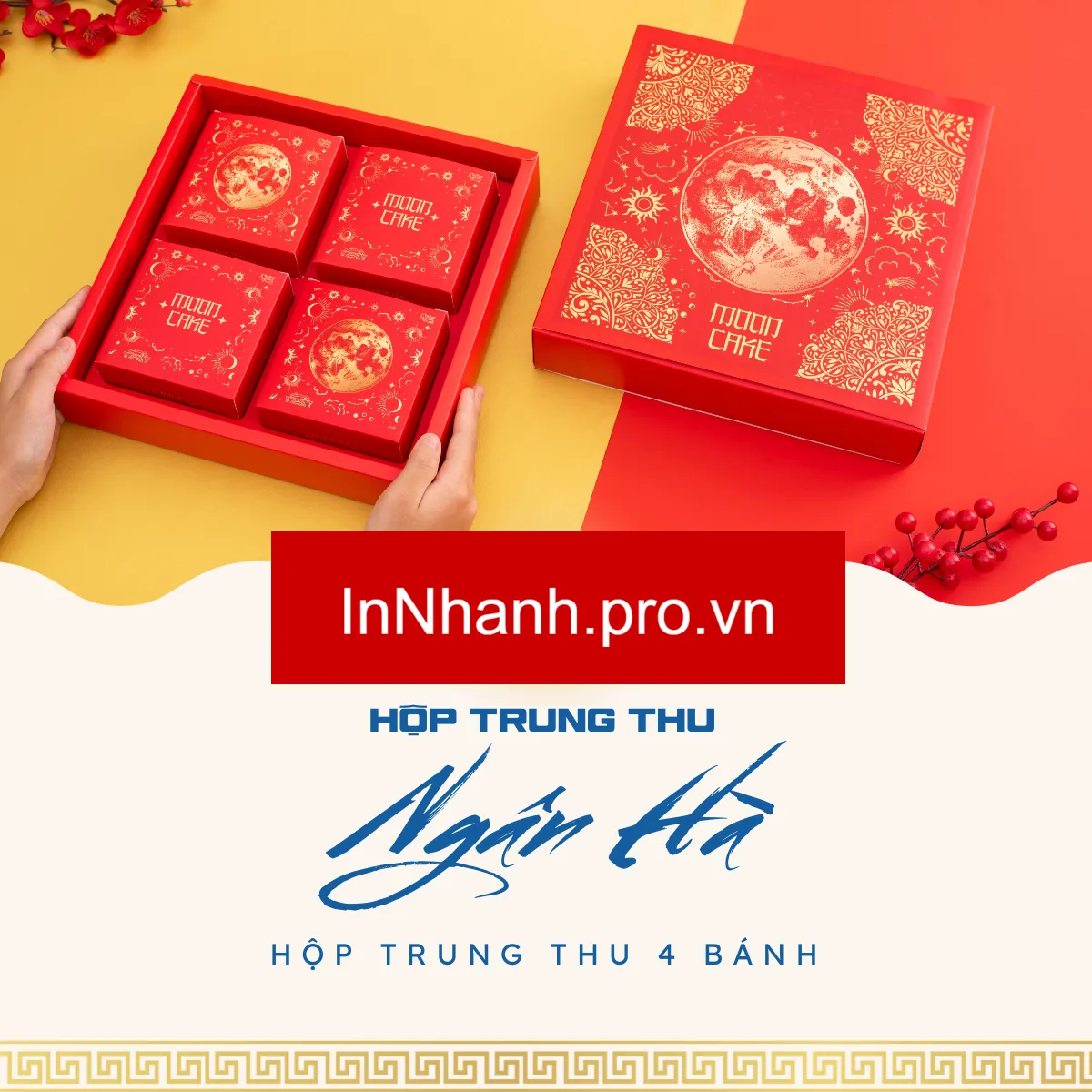 Top 24+ Mẫu Hộp Bánh Trung Thu Đẹp Năm 2025: Bí Quyết Chọn và Tạo Dấu Ấn Thương Hiệu Mau hop banh trung thu dep 2025 21