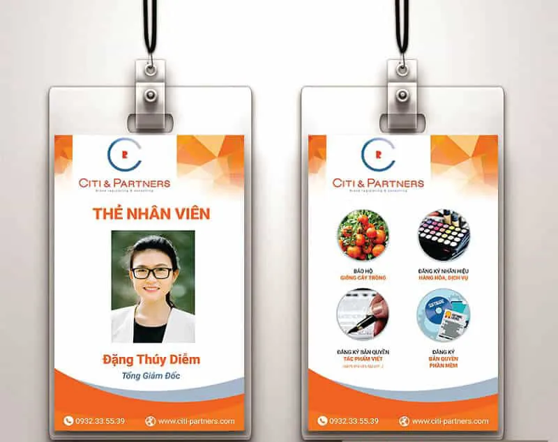 Mau the nhan vien dep39