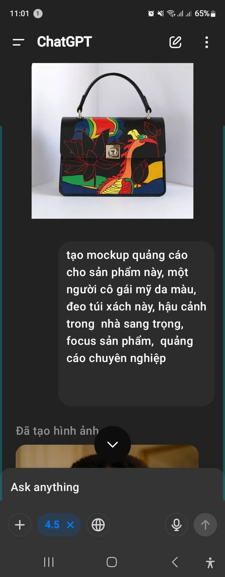 Tạo Mockup Quảng Cáo với ChatGPT