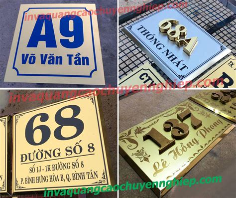 Tuyển Tập 50+ Mẫu Bảng Số Nhà, Biển Số Nhà Đẹp, Độc Đáo Nhất Hiện Nay! Bang So Nha Dep Bien So Nha Dep Innhanh.pro .vn022