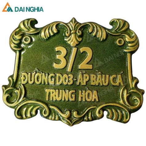 Tuyển Tập 50+ Mẫu Bảng Số Nhà, Biển Số Nhà Đẹp, Độc Đáo Nhất Hiện Nay! Bang So Nha Dep Bien So Nha Dep Innhanh.pro .vn027