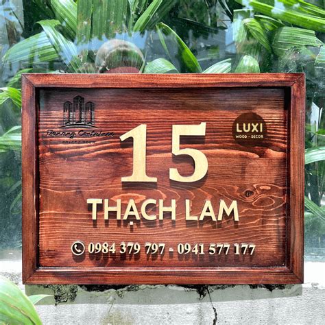 Tuyển Tập 50+ Mẫu Bảng Số Nhà, Biển Số Nhà Đẹp, Độc Đáo Nhất Hiện Nay! Bang So Nha Dep Bien So Nha Dep Innhanh.pro .vn039