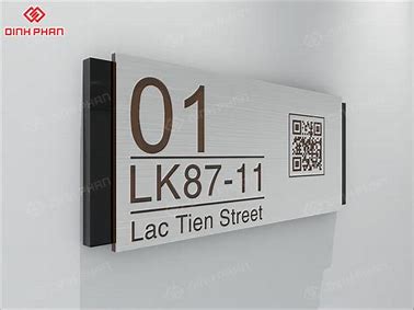 Tuyển Tập 50+ Mẫu Bảng Số Nhà, Biển Số Nhà Đẹp, Độc Đáo Nhất Hiện Nay! Bang So Nha Dep Bien So Nha Dep Innhanh.pro .vn040