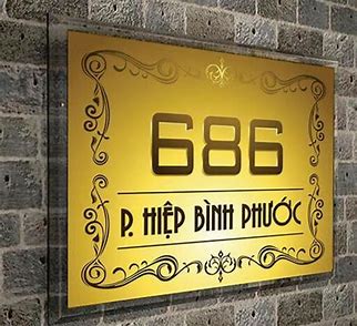 Tuyển Tập 50+ Mẫu Bảng Số Nhà, Biển Số Nhà Đẹp, Độc Đáo Nhất Hiện Nay! Bang So Nha Dep Bien So Nha Dep Innhanh.pro .vn051