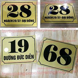 Tuyển Tập 50+ Mẫu Bảng Số Nhà, Biển Số Nhà Đẹp, Độc Đáo Nhất Hiện Nay! Bang So Nha Dep Bien So Nha Dep Innhanh.pro .vn062