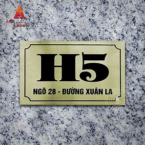 Tuyển Tập 50+ Mẫu Bảng Số Nhà, Biển Số Nhà Đẹp, Độc Đáo Nhất Hiện Nay! Bang So Nha Dep Bien So Nha Dep Innhanh.pro .vn063