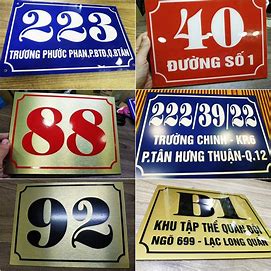 Tuyển Tập 50+ Mẫu Bảng Số Nhà, Biển Số Nhà Đẹp, Độc Đáo Nhất Hiện Nay! Bang So Nha Dep Bien So Nha Dep Innhanh.pro .vn071