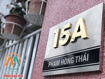 Tuyển Tập 50+ Mẫu Bảng Số Nhà, Biển Số Nhà Đẹp, Độc Đáo Nhất Hiện Nay! Bang So Nha Dep Bien So Nha Dep Innhanh.pro .vn076