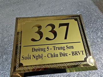 Tuyển Tập 50+ Mẫu Bảng Số Nhà, Biển Số Nhà Đẹp, Độc Đáo Nhất Hiện Nay! Bang So Nha Dep Bien So Nha Dep Innhanh.pro .vn077