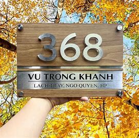 Tuyển Tập 50+ Mẫu Bảng Số Nhà, Biển Số Nhà Đẹp, Độc Đáo Nhất Hiện Nay! Bang So Nha Dep Bien So Nha Dep Innhanh.pro .vn080