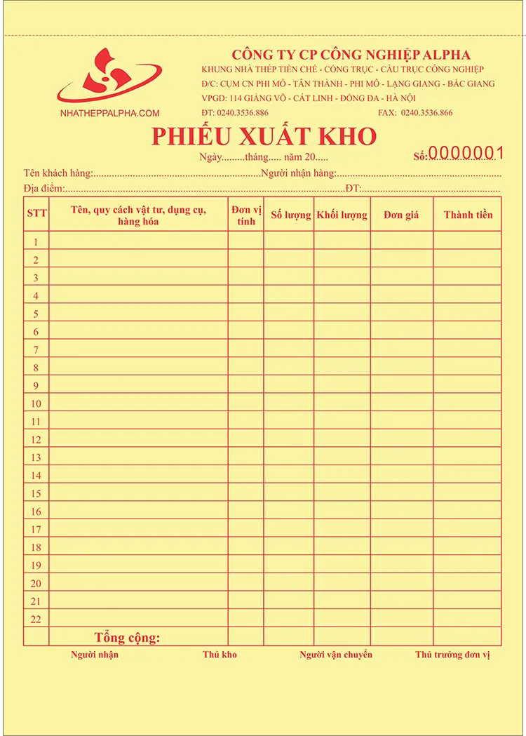 Phieu Nhap Kho Phieu Xuat Kho innhanh.pro .vn02