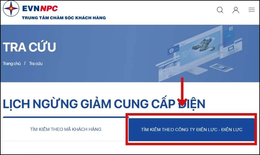 Tra cứu lịch cắt điện ở miền Bắc