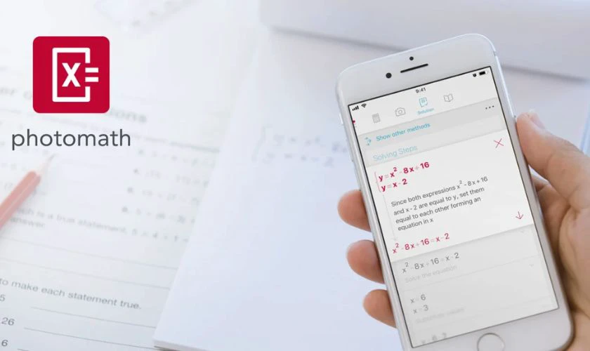 phần mềm giải toán photomath