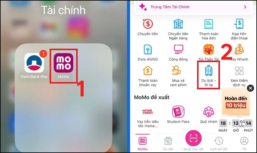 Tìm nhà nghỉ gần đây giá rẻ bằng MoMo