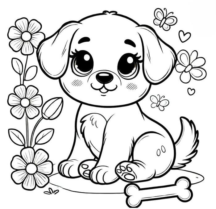 tranh to mau con cho innhanh.pro .vn11