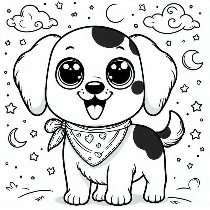 tranh to mau con cho innhanh.pro .vn16