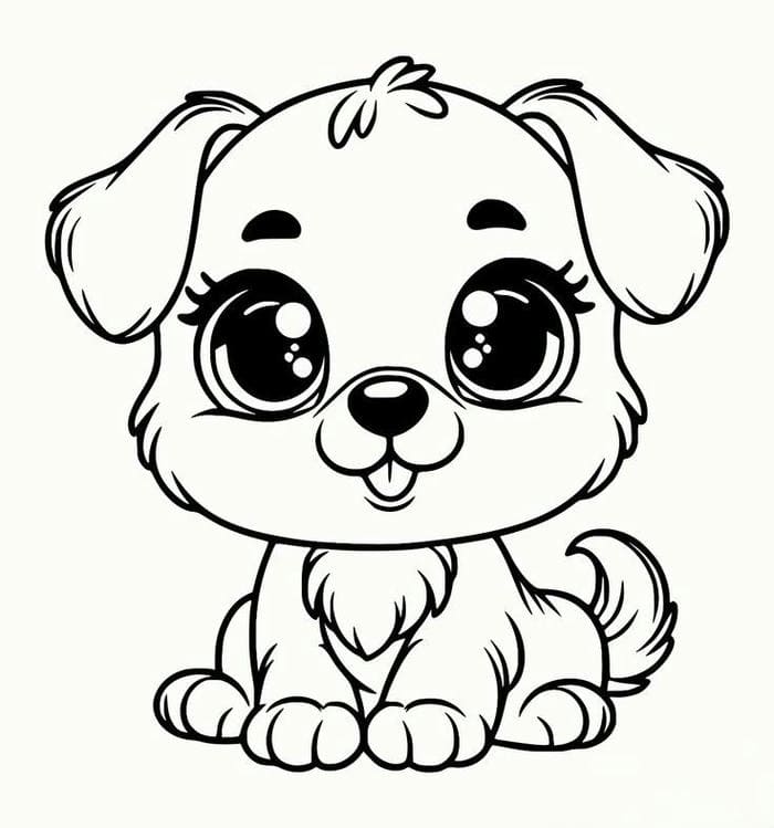 tranh to mau con cho innhanh.pro .vn30