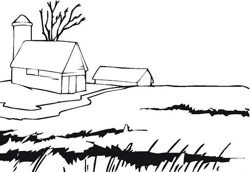 anh-ve-to-mau-canh-dong-lua-dep-cho-be-tap-to-17 Ảnh vẽ tô màu cánh đồng lúa đẹp cho bé tập tô (17)