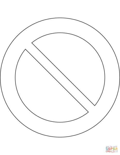 Hình tô màu biển báo giao thông cho bé tập tô (4)