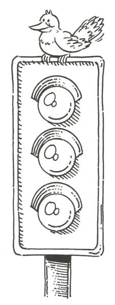 Hình tô màu biển báo giao thông cho bé tập tô (5)