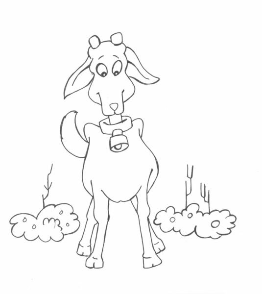 Tổng hợp các bức tranh tô màu con dê ngộ nghĩnh nh