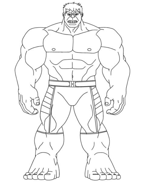 Tổng hợp các bức tranh tô màu người khổng lồ xan