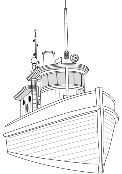 Hình tô màu tàu thuỷ (1)