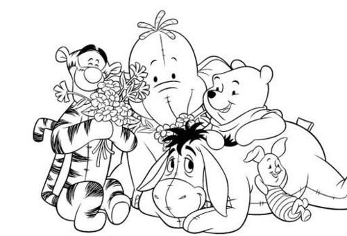 Hình vẽ chưa tô màu cho bé 7 tuổi tập tô (2)