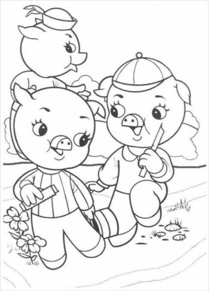 Hình vẽ chưa tô màu cho bé 7 tuổi tập tô (6)