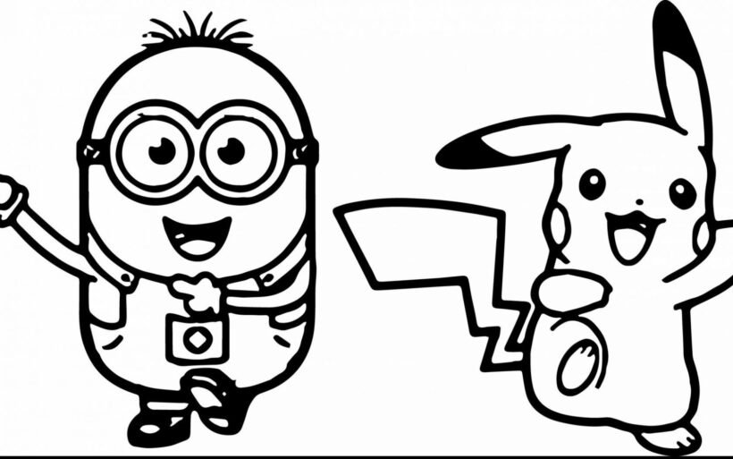 bob minion coloring sheet Fresh bob and minions coloring page mi
