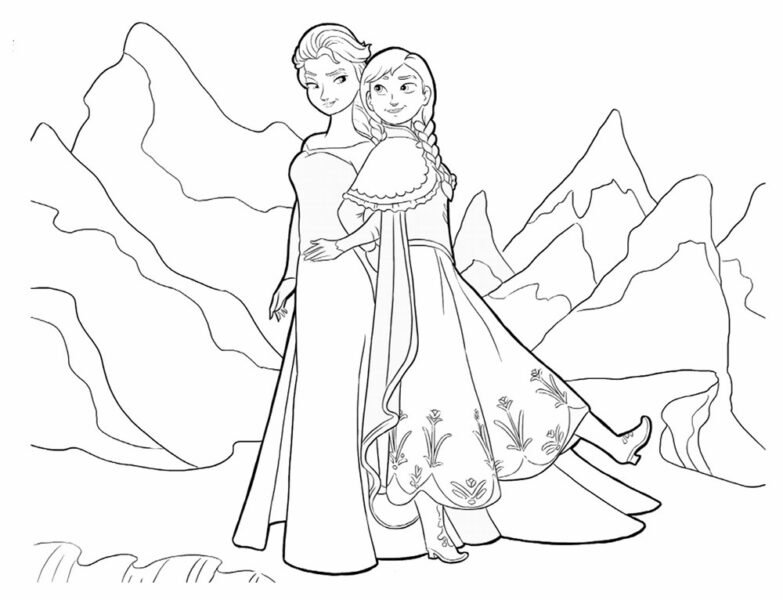 Hình vẽ tập tô công chúa Anna (1)