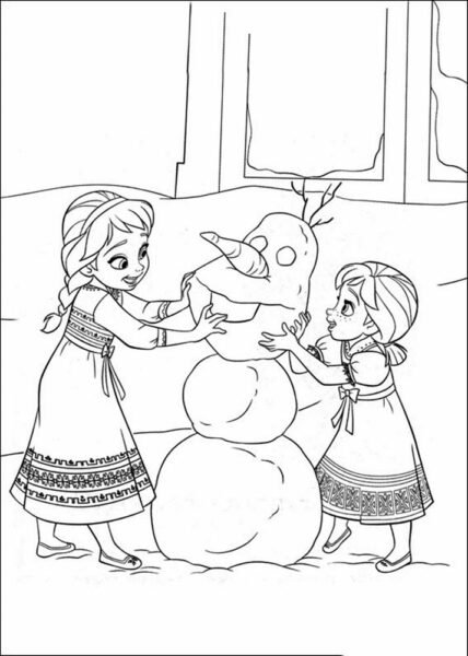 Hình vẽ tập tô công chúa Anna (4)